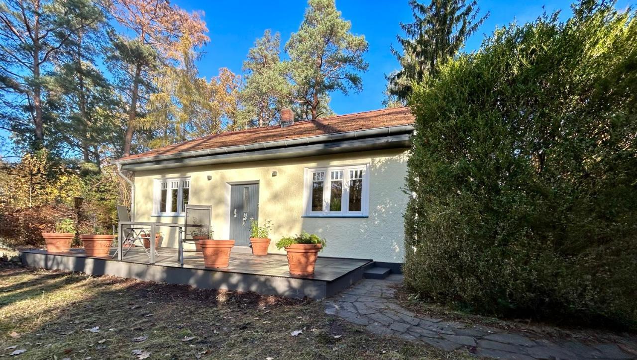Ferienhaus Im Gruenen Mit Kamin Oranienburg Exteriör bild