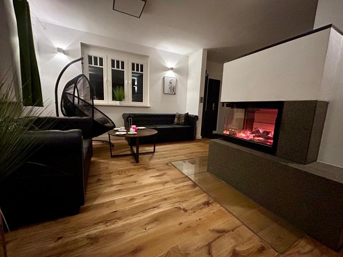 Ferienhaus Im Gruenen Mit Kamin Oranienburg Exteriör bild