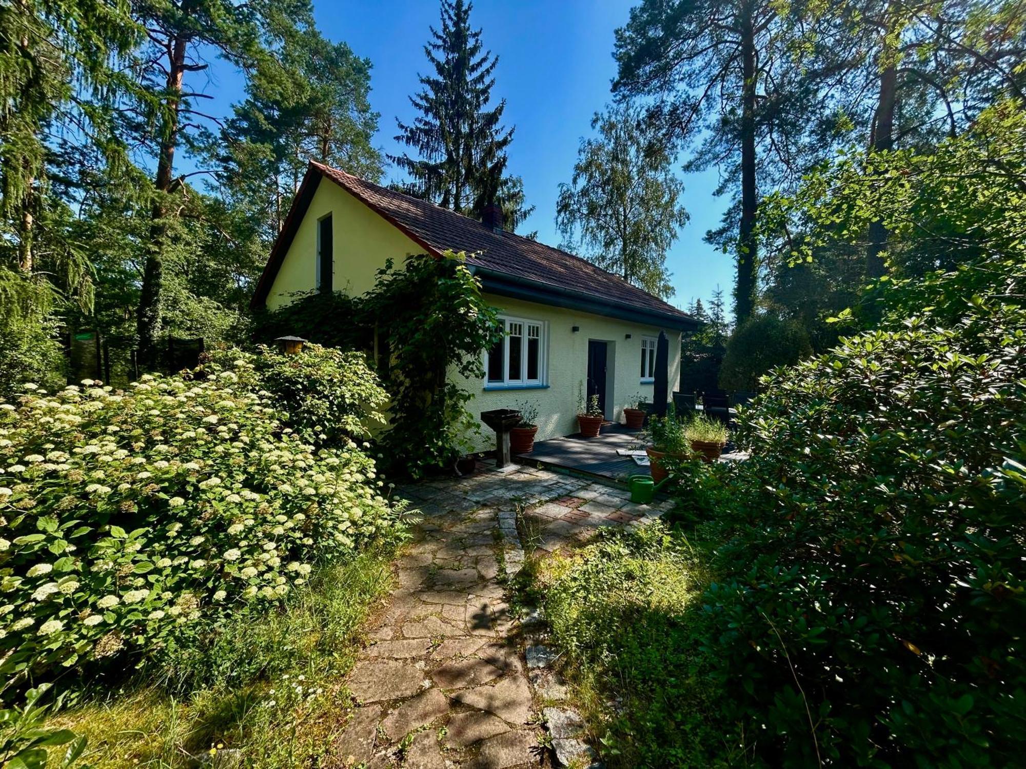 Ferienhaus Im Gruenen Mit Kamin Oranienburg Exteriör bild
