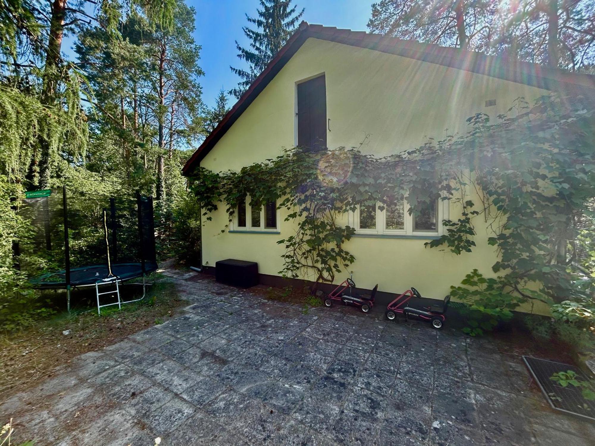 Ferienhaus Im Gruenen Mit Kamin Oranienburg Exteriör bild